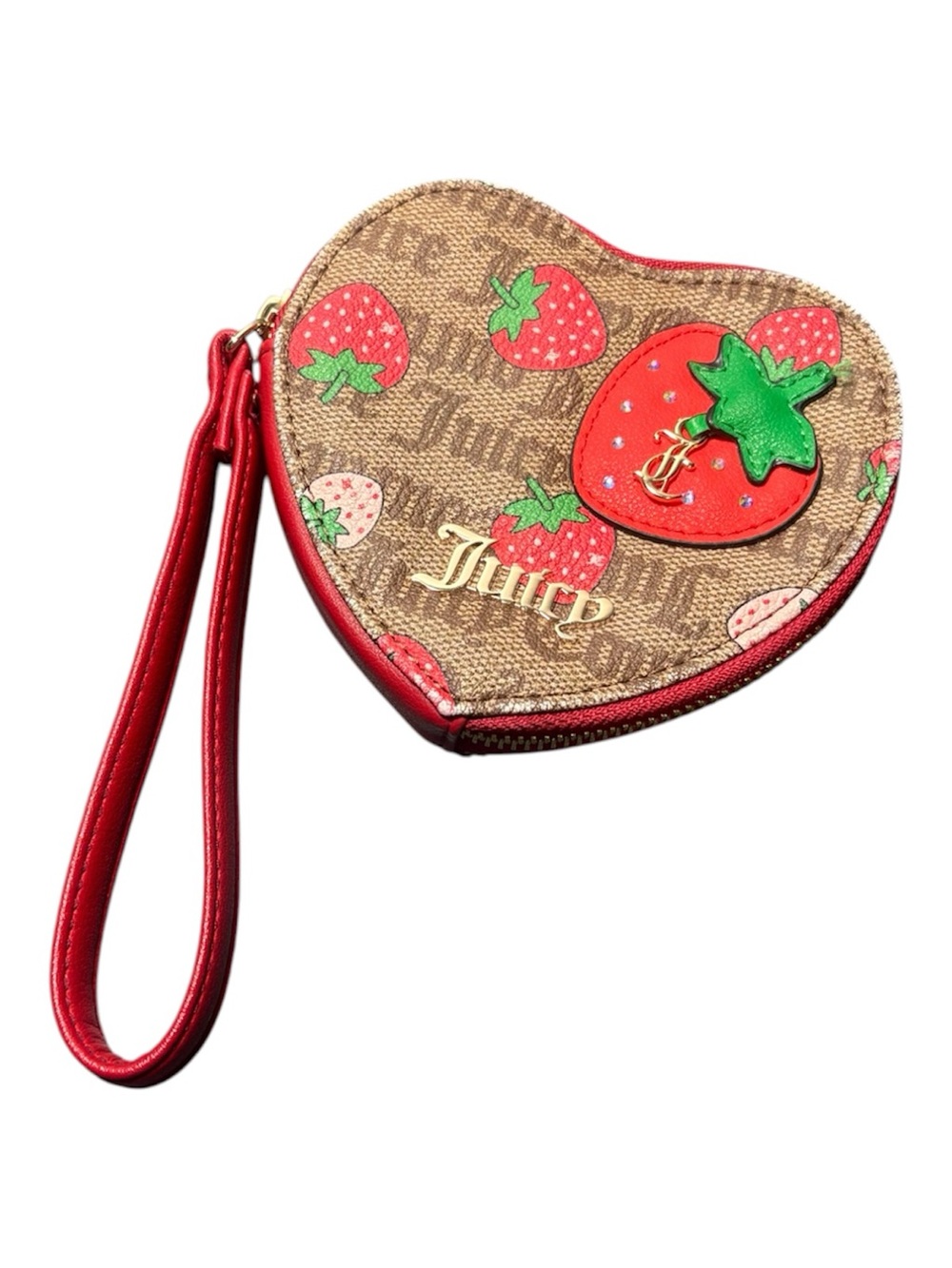JUICY COUTURE Heart Shaped Coin Purse/Card Holder